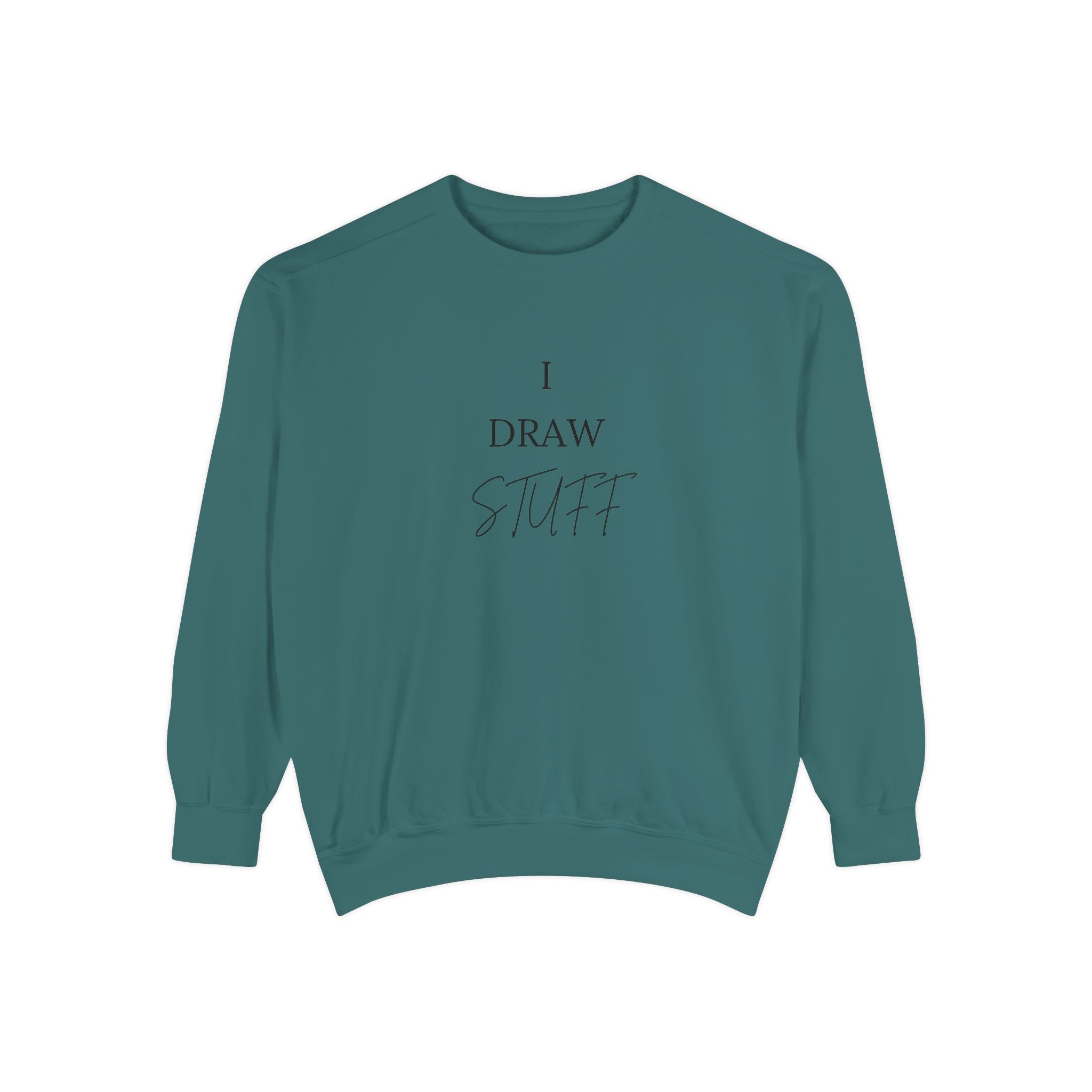 "I Draw Stuff" Sweatshirt — Gift for Architecture & Interior Design Students